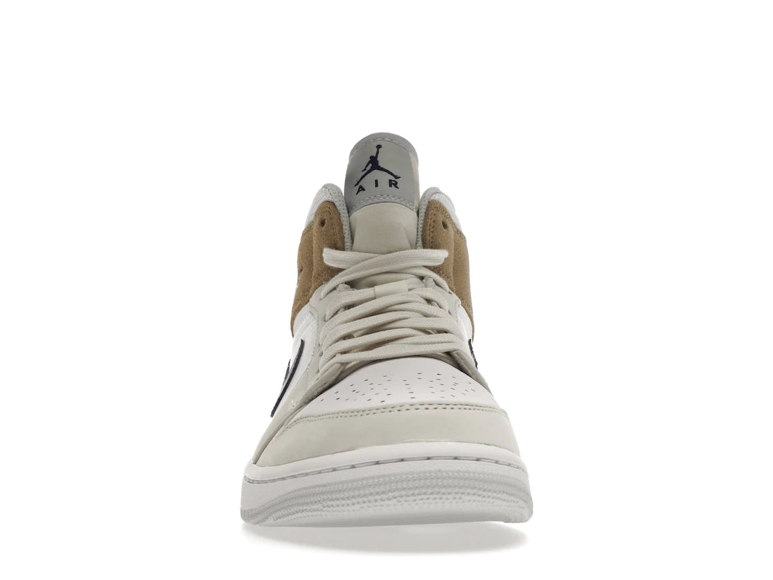 Jordan 1 Mid Tan Suede